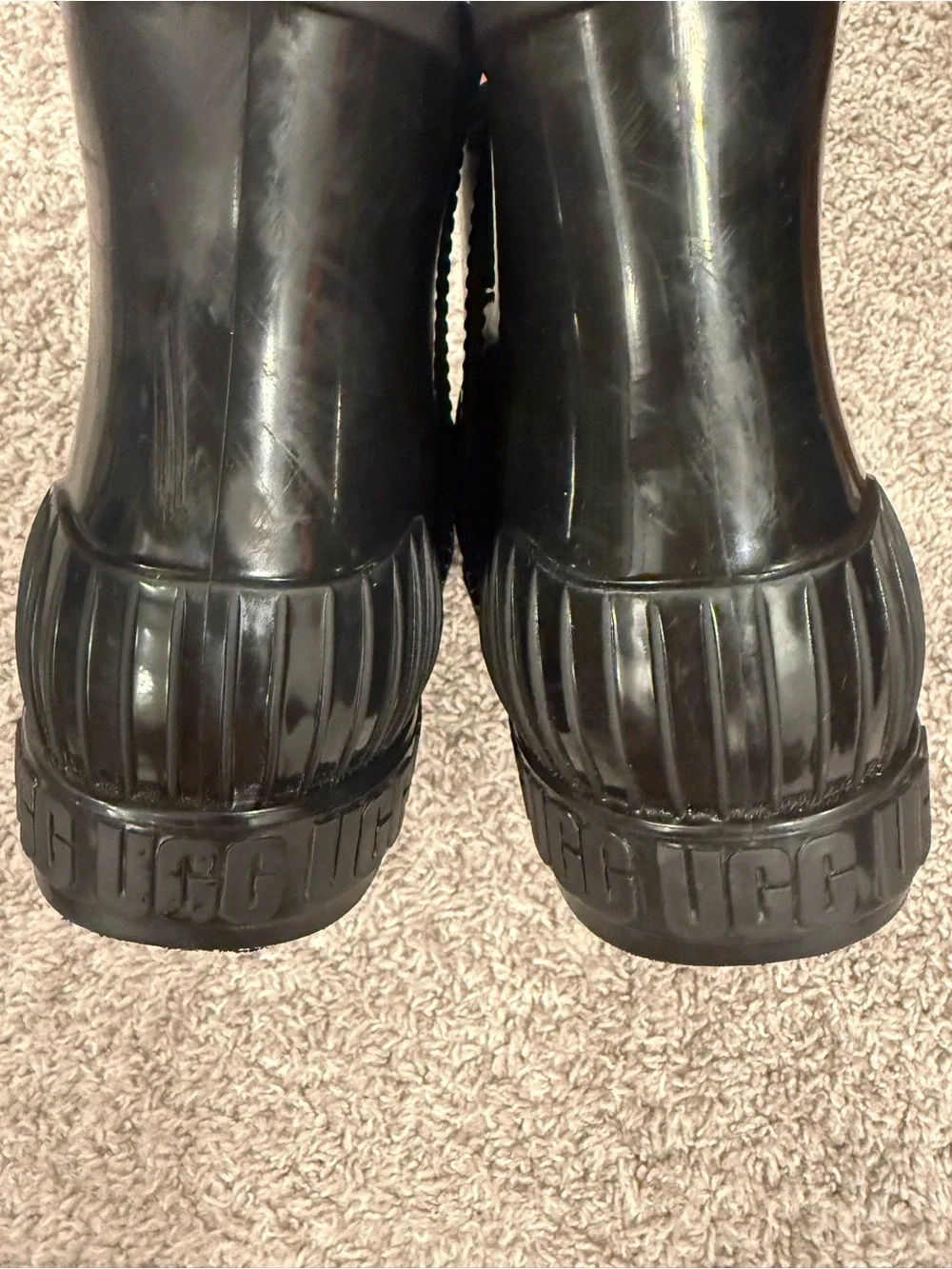 UGG Drizzlita Ankle Rain Boots, Black, Big Kid Sz 5